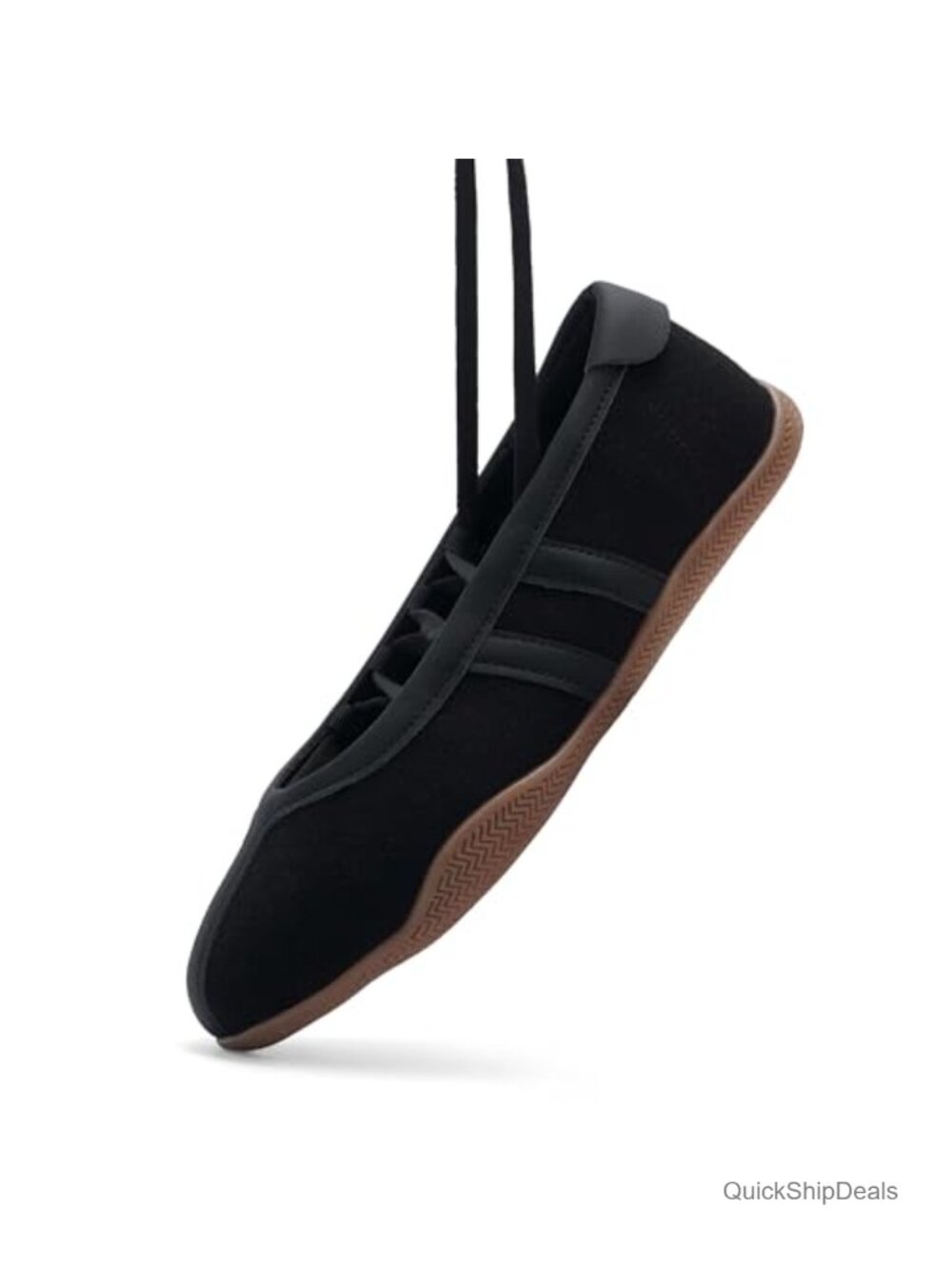 Women's Mary Jane Sneakers Lace Up Ballet Flats Comfortable Footwear